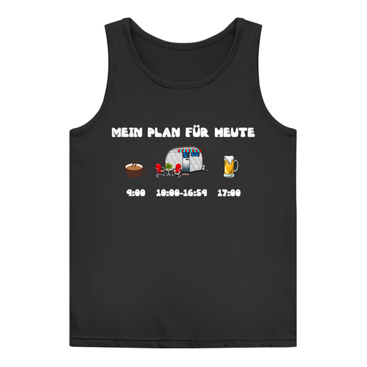 Mein Plan für heute: Kaffee, Camping, Bier - Frauen Tank Top