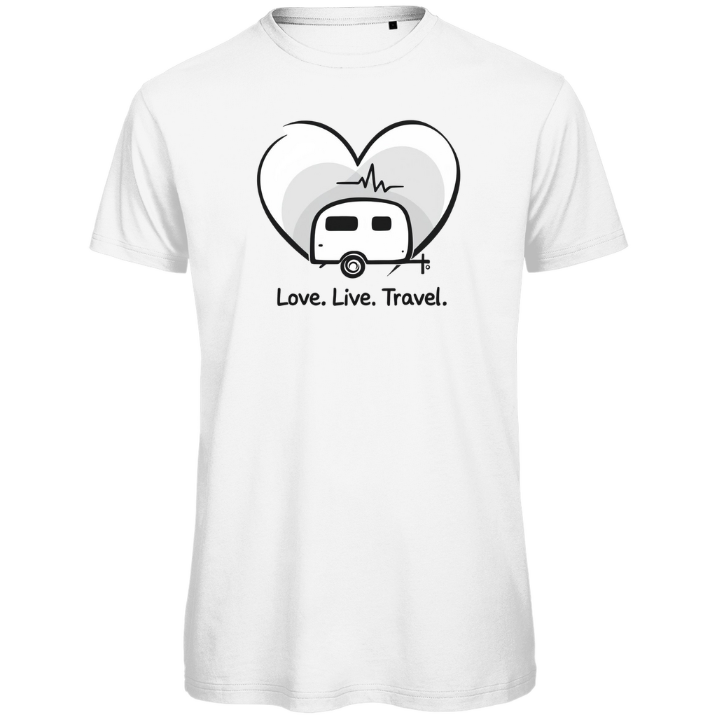 Love.Life.Travel - Herren Shirt