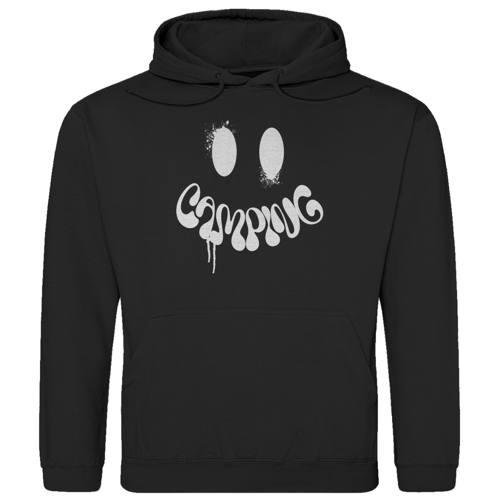 Camping Smiley - Herren Hoodie