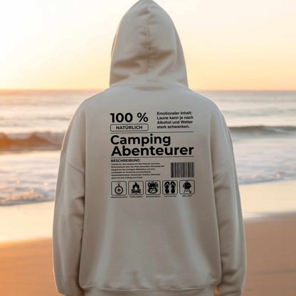 Camping Abenteurer | Hoodie mit Backprint für Camper