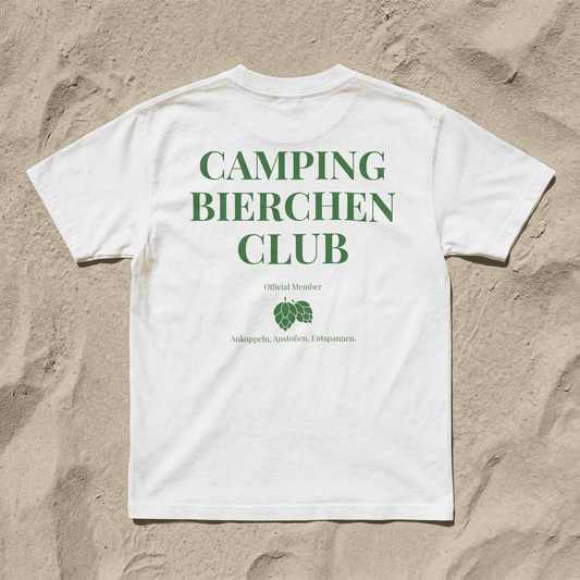 Camping Bierchen Club | Shirt mit Backprint für Camperinnen