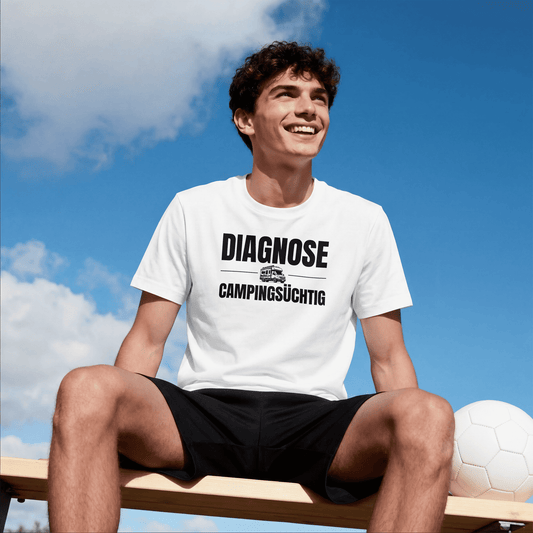 Diagnose Camping-Süchtig – Für echte Van-Liebhaber | Shirt für Camper