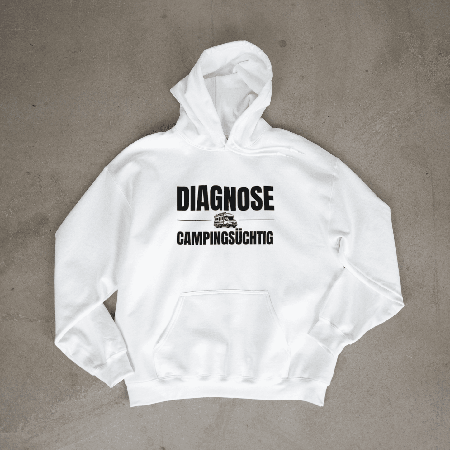 Diagnose Camping-Süchtig – Für echte Van-Liebhaber | Hoodie für kleine Entdecker