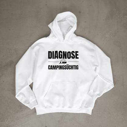 Diagnose Camping-Süchtig – Für echte Wohnwagen-Urlauber | Hoodie für kleine Entdecker