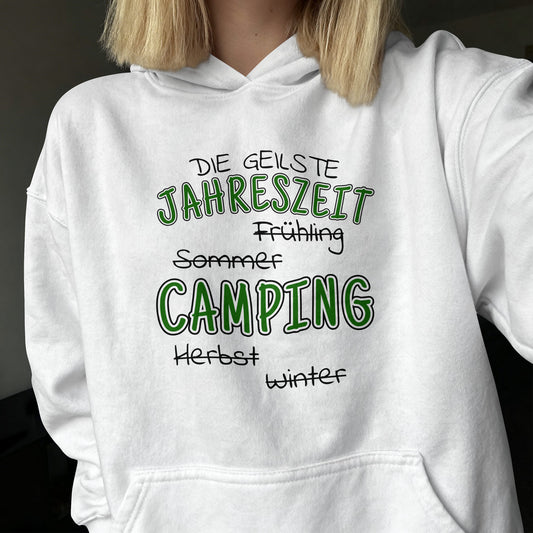 Geilste Jahreszeit Camping | Hoodie für Camper