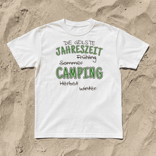 Geilste Jahreszeit Camping | Shirt für kleine Entdecker