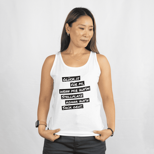 Glück is für mi... | Tank-Top für Camperinnen