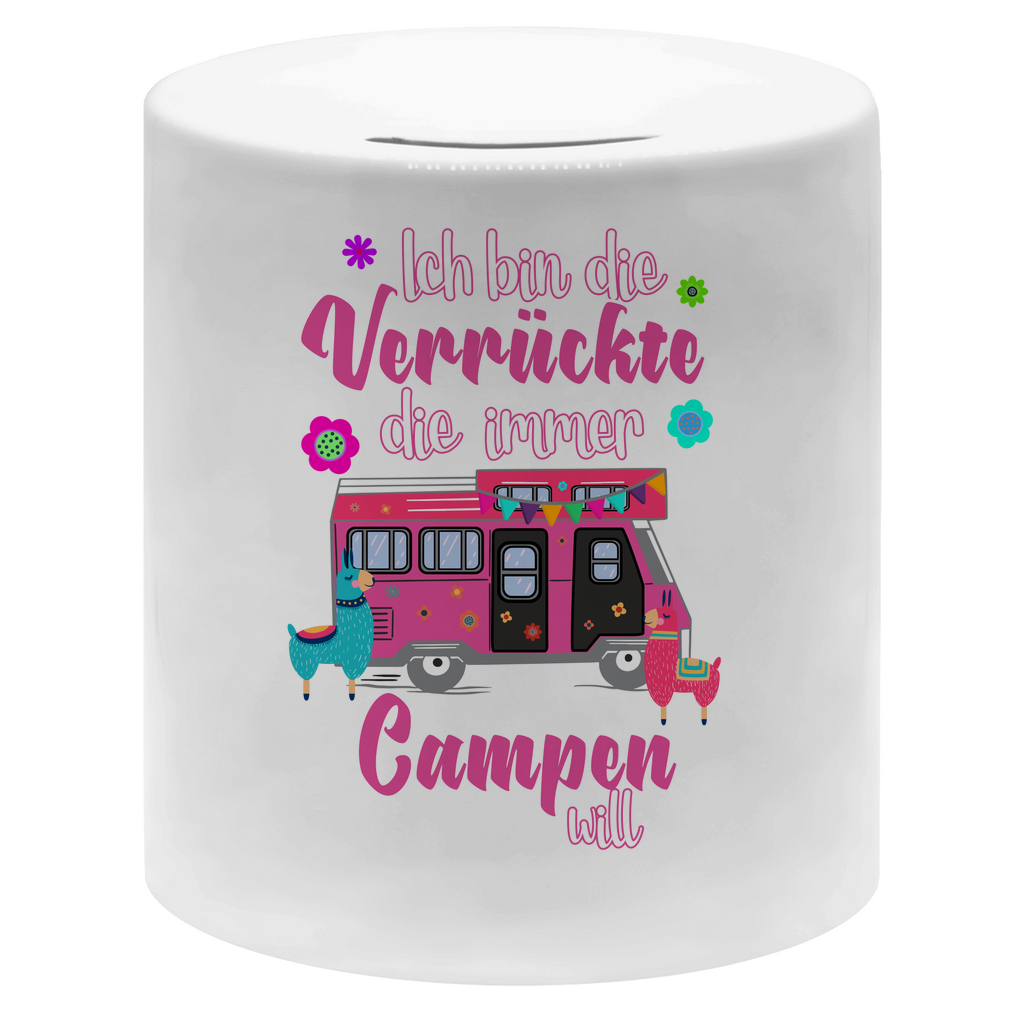 Ich bin die Verrückte, die immer Campen will - Spardose - Campingfamilie.de