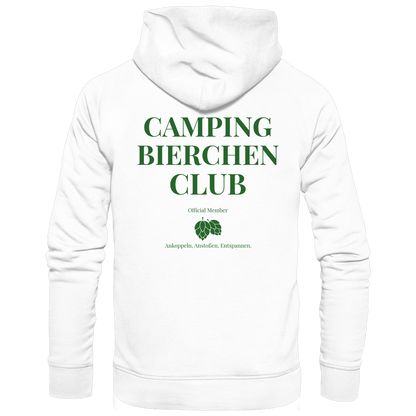 Camping Bierchen Club | Hoocie mit Backprint für Camper