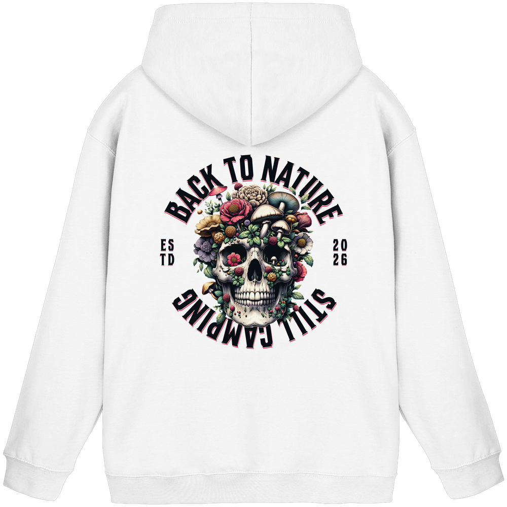 Back to Nature Still Camping - Backprint Hoodie