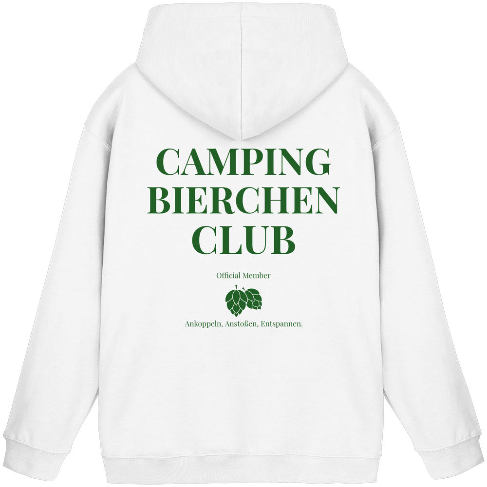Camping Bierchen Club | Hoocie mit Backprint für Camper