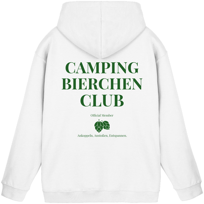 Camping Bierchen Club | Hoocie mit Backprint für Camper