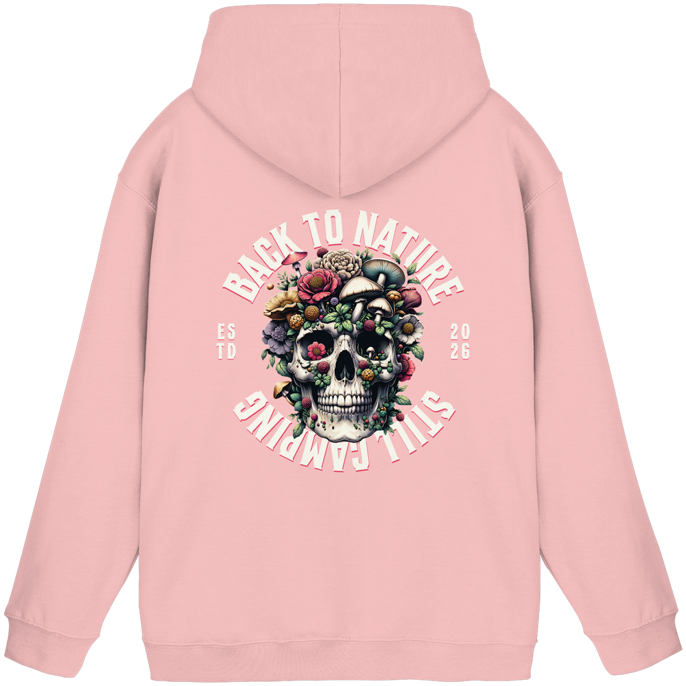 Back to Nature Still Camping - Backprint Hoodie