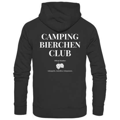 Camping Bierchen Club | Hoocie mit Backprint für Camper