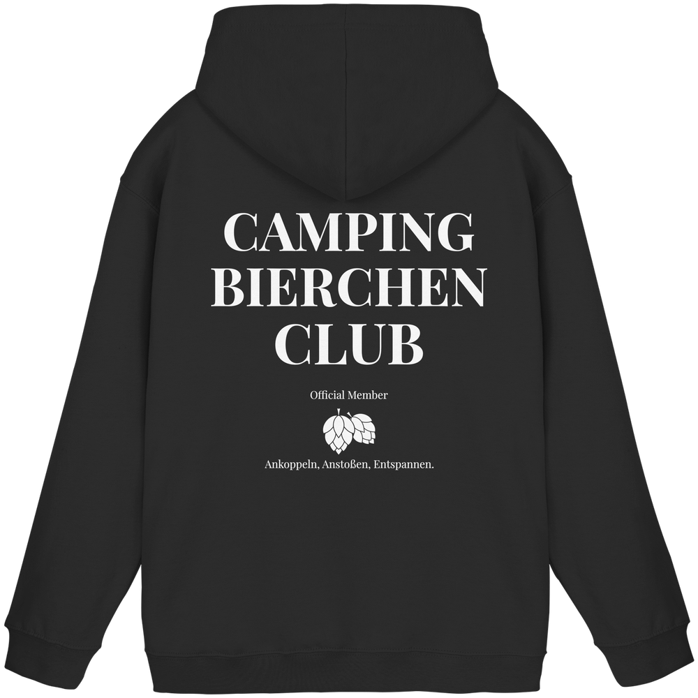 Camping Bierchen Club | Hoocie mit Backprint für Camper