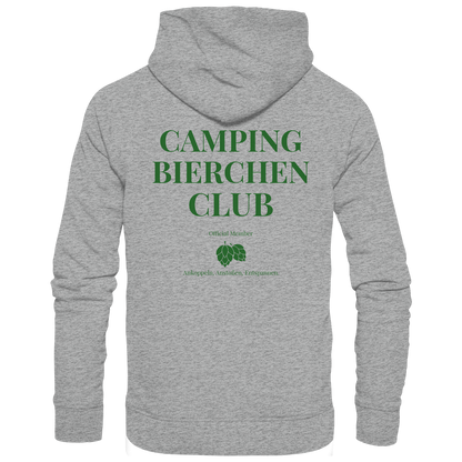 Camping Bierchen Club | Hoocie mit Backprint für Camper