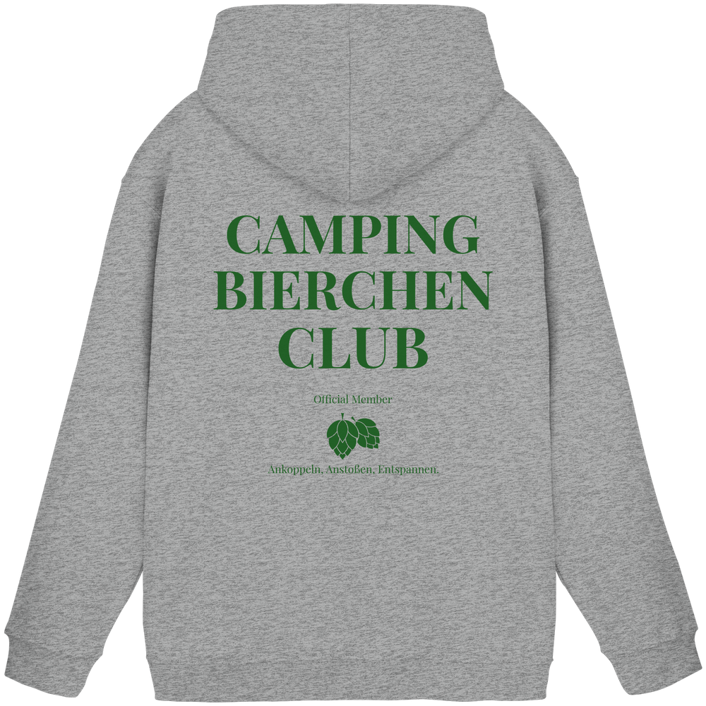 Camping Bierchen Club | Hoocie mit Backprint für Camper