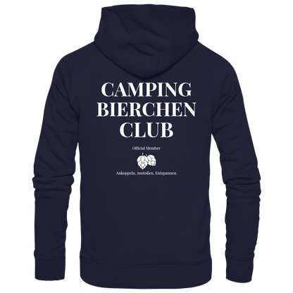 Camping Bierchen Club | Hoocie mit Backprint für Camper