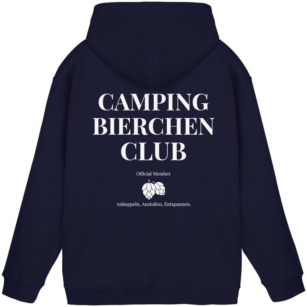 Camping Bierchen Club | Hoocie mit Backprint für Camper