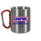 Camping - du bist nicht du, wenn du im Hotel schläfst! - Edelstahl Tasse - Campingfamilie.de