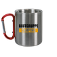 Blutgruppe Camping - Edelstahl Tasse - Campingfamilie.de