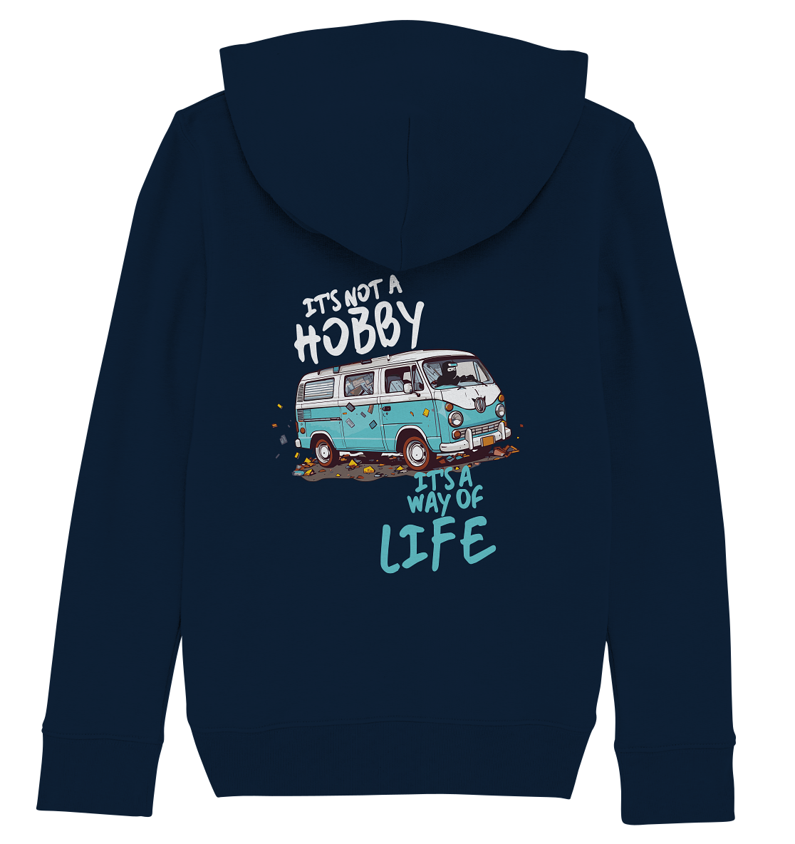 It's not a Hobby - It's a way of Life | Backprint - Kids Organic Hoodie