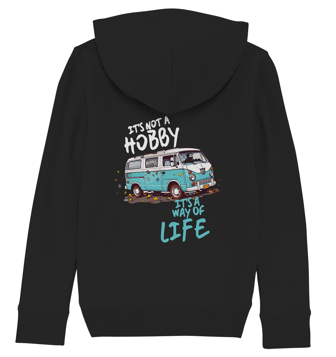 It's not a Hobby - It's a way of Life | Backprint - Kids Organic Hoodie