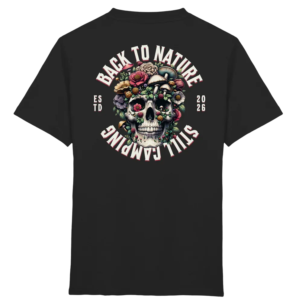 Back to Nature Still Camping | Shirt mit Backprint für kleine Entdecker
