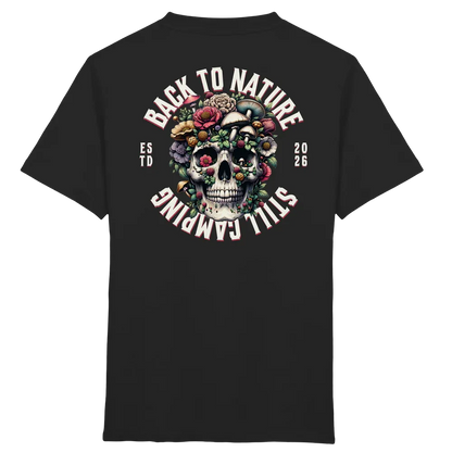 Back to Nature Still Camping | Shirt mit Backprint für kleine Entdecker
