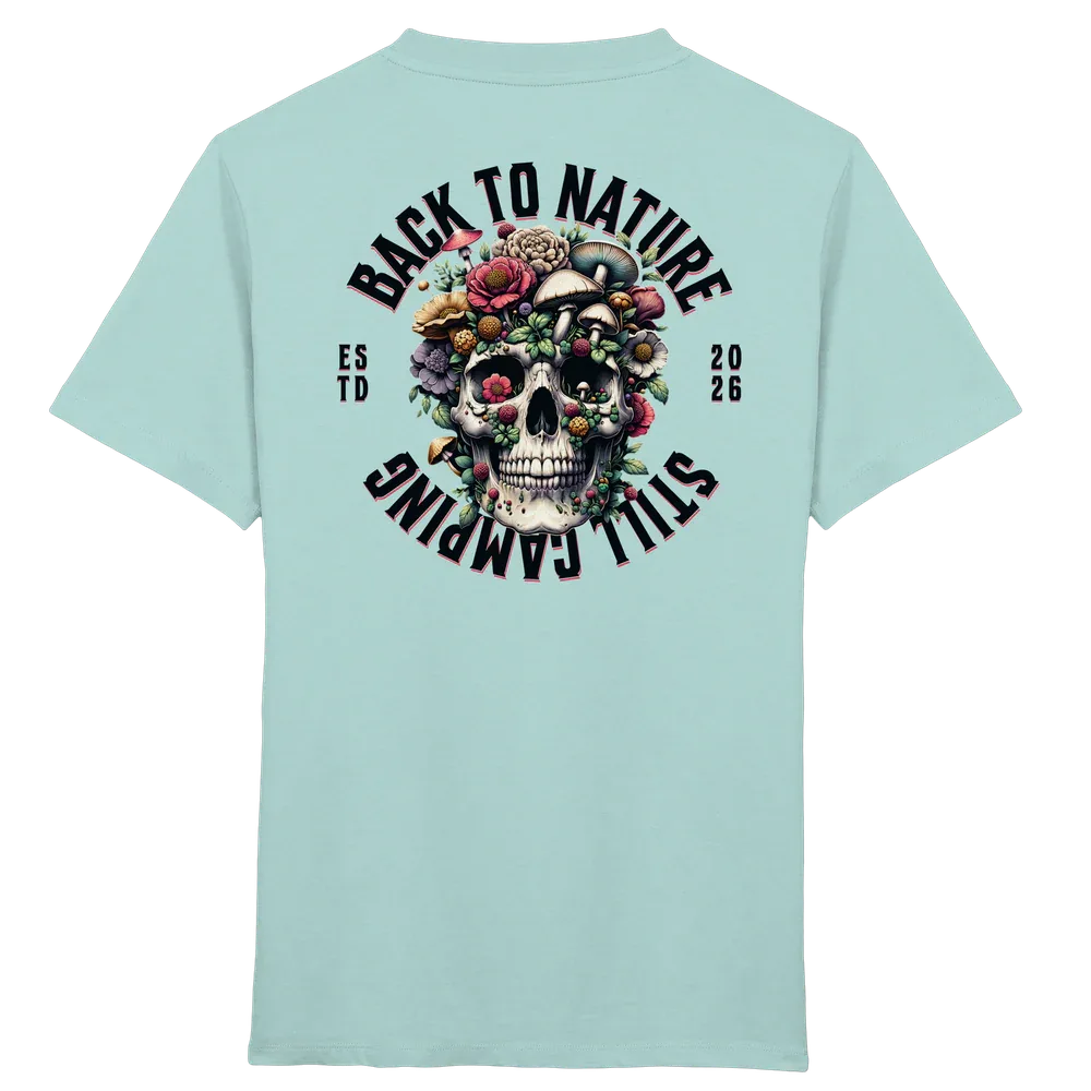 Back to Nature Still Camping | Shirt mit Backprint für kleine Entdecker