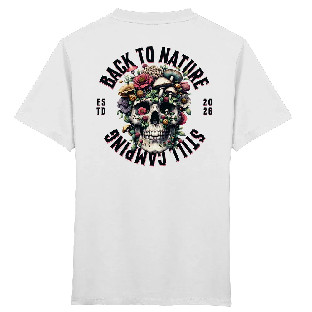 Back to Nature Still Camping | Shirt mit Backprint für kleine Entdecker