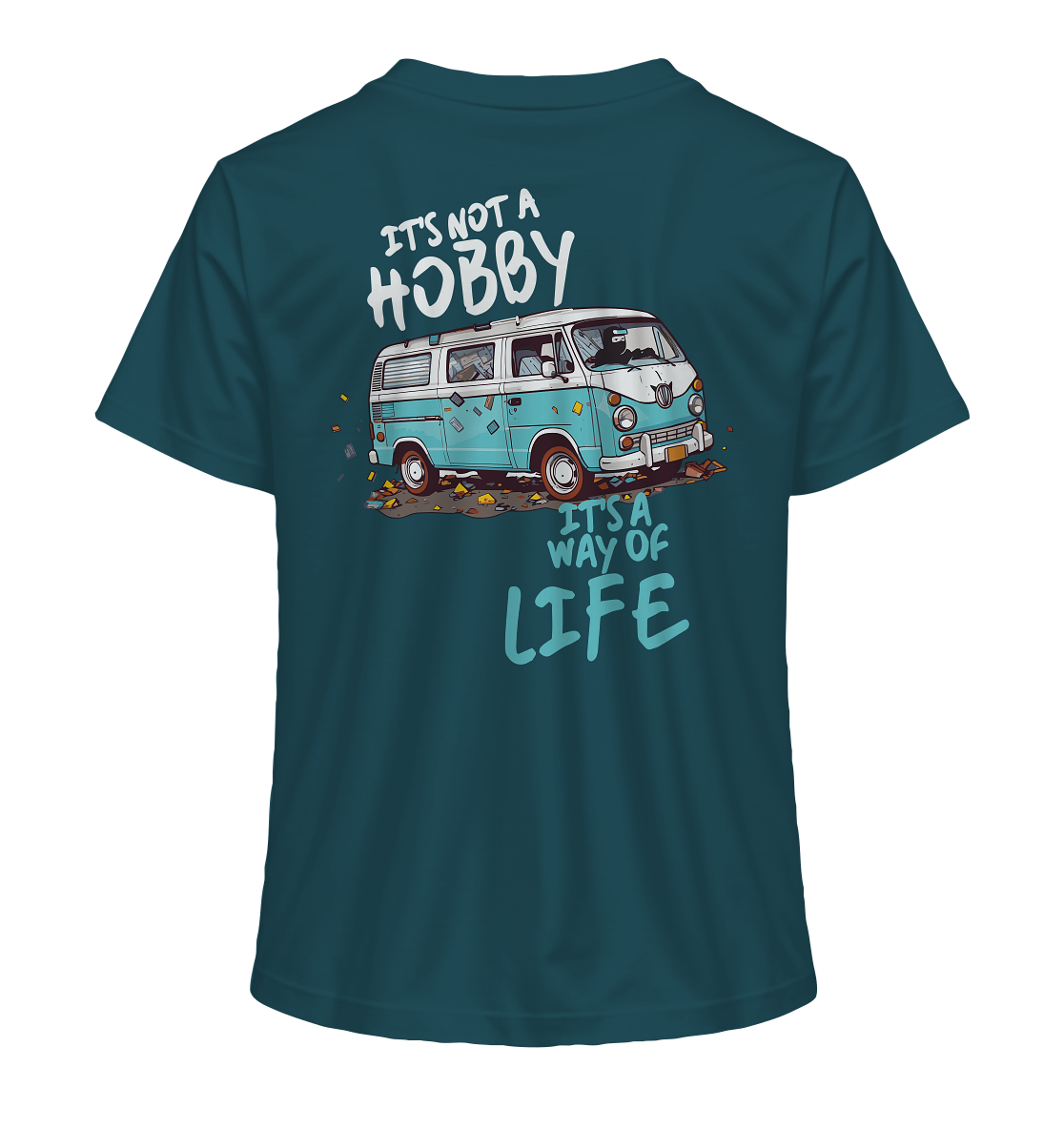 It's not a Hobby - It's a way of Life | Backprint - Ladies Organic Shirt