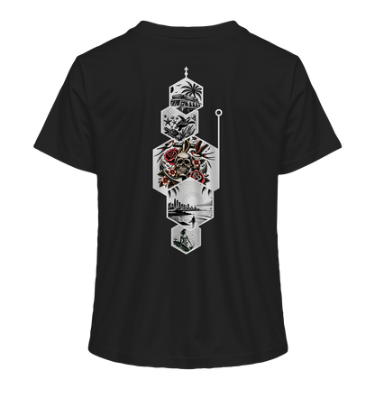 Camping Van Surfer Tattoo Style - Frauen Shirt