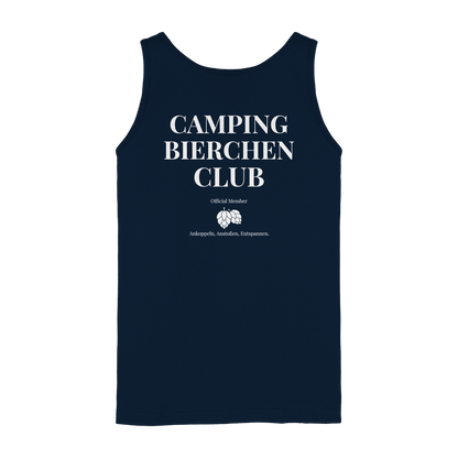 Camping Bierchen Club | Tank-Top mit Backprint für Camperinnen