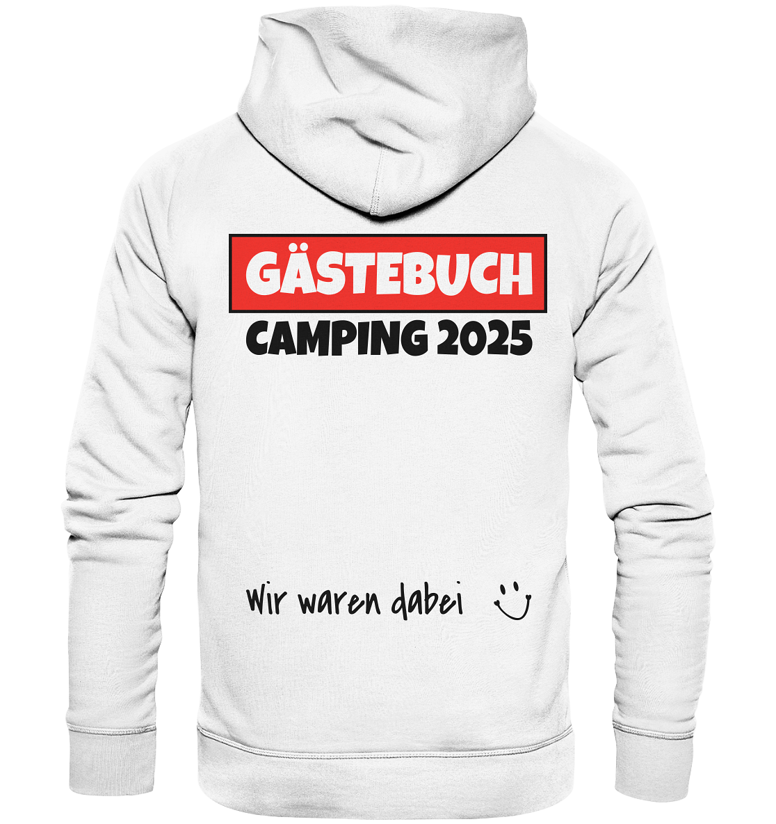 Gästebuch Camping 2025 - Organic Basic Hoodie