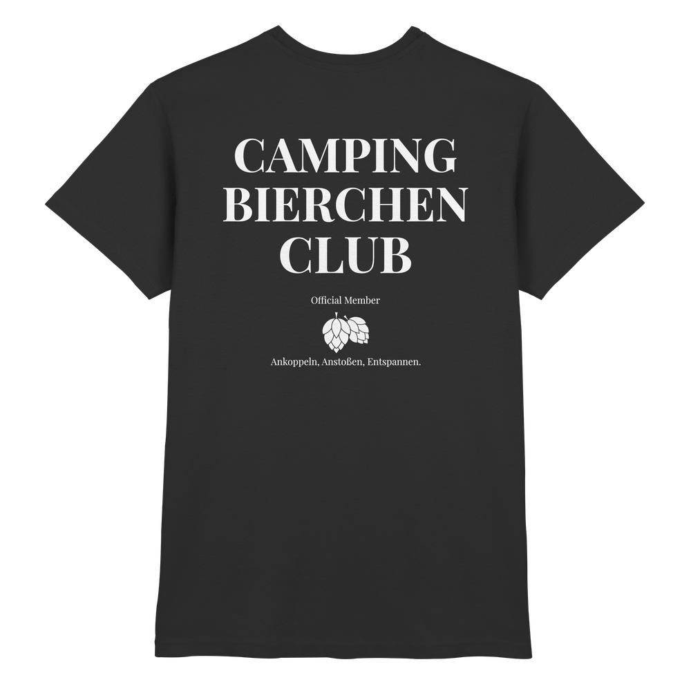 Camping Bierchen Club | Shirt mit Backprint für Camper