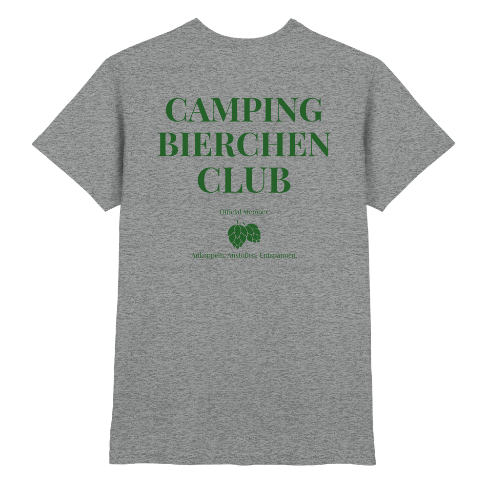Camping Bierchen Club | Shirt mit Backprint für Camper
