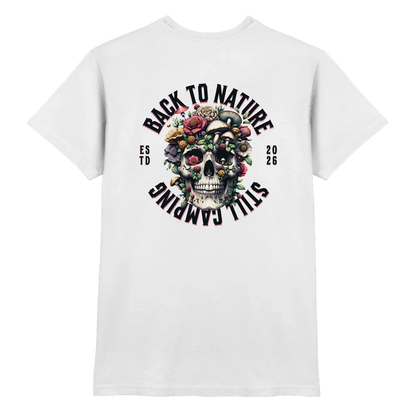 Back to Nature Still Camping | Shirt mit Backprint für Camper