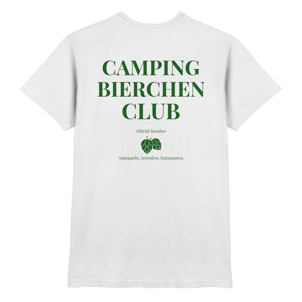 Camping Bierchen Club | Shirt mit Backprint für Camper