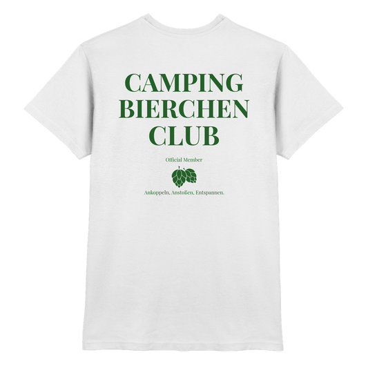 Camping Bierchen Club | Shirt mit Backprint für Camper