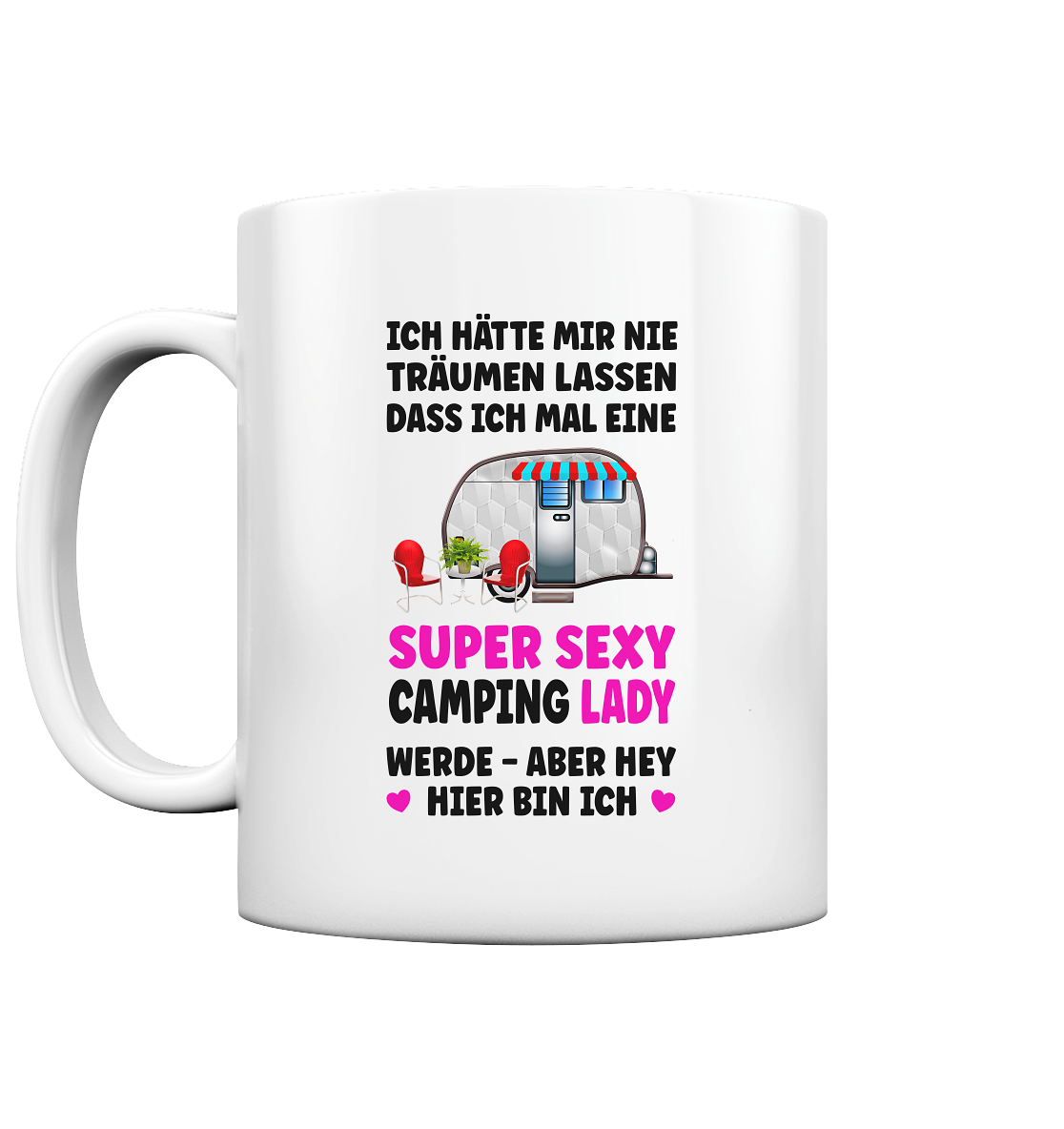Super Sexy Camping Lady - Tasse glossy