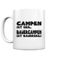 Dauercampen ist dauergeil! - Tasse glossy - Campingfamilie.de