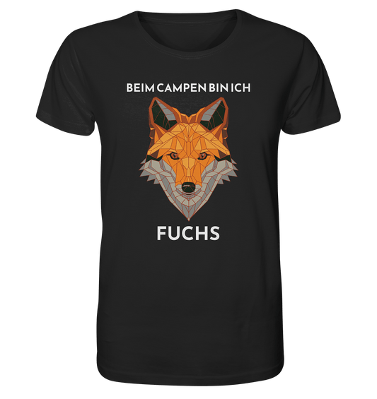 Beim Campen bin ich Fuchs - Männer Shirt - Campingfamilie.de