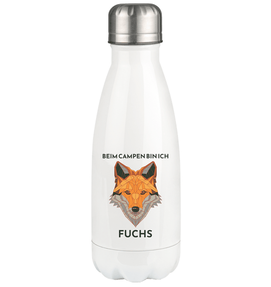 Beim Campen bin ich Fuchs - Thermoflasche 350ml - Campingfamilie.de