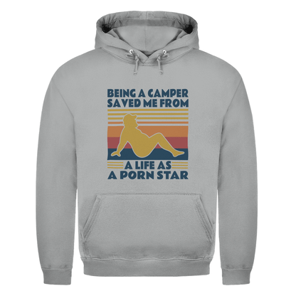 Being a Camper not a Pornstar - Herren Hoodie - Campingfamilie.de