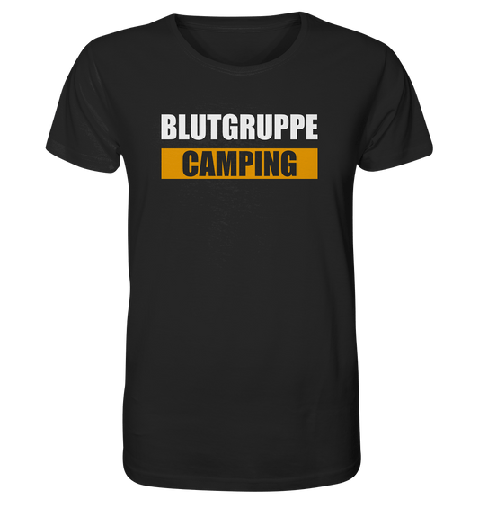 Blutgruppe Camping - Männer Shirt - Campingfamilie.de