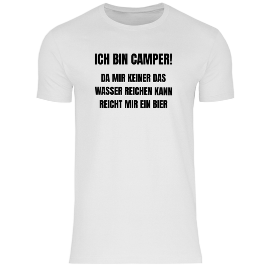 Camper das Wasser reichen? - Männer Shirt - Campingfamilie.de
