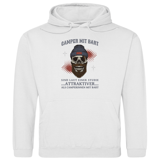 Camper mit Bart - Männer Hoodie - Campingfamilie.de