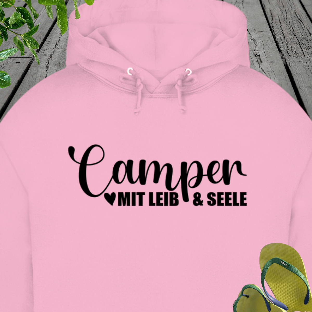 Camper mit Leib und Seele - Frauen Hoodie - Campingfamilie.de