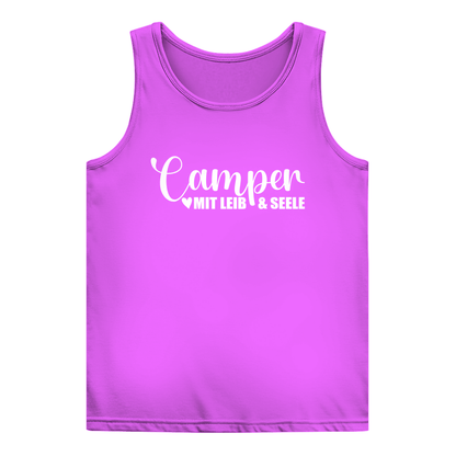 Camper mit Leib und Seele - Frauen Tank Top - Campingfamilie.de